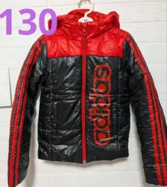 アディダス　adidas キッズ　130　ジャンバー　ジャケット　上着　中綿入り