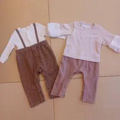 GU セパオール ロンパース 2着セット 80サイズ