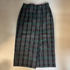UNITED ARROWS チェックラップスカート　38