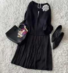 美品♡アンタイトル ノーカラージャケット セットアップ 卒業式 入学式