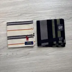 Polo Ralph Lauren & GAP ストライプハンカチセット