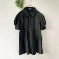 エムズグレイシー［M］新品◎大人ナチュラル◎シルクブレンド◎ピンタックブラウスのサムネイル