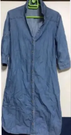 デニムロングシャツ