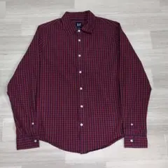 GAP チェック柄 L 長袖シャツ