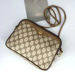 美品✨GUCCI ショルダーバッグ GGスプリーム レザー インターロッキングのサムネイル
