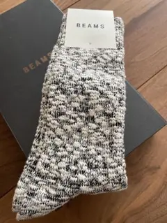 新品 BEAMS B.スラブ SOX ソックス グレー