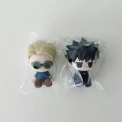 呪術廻戦　 じとっと ラバーフィギュア 七海建人　伏黒恵 2体セット