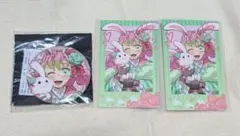 鬼滅の刃 卯年 甘露寺蜜璃 缶バッジ チェキ風ブロマイド