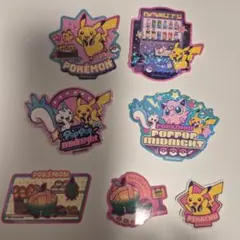 韓国限定 ポケモンPOP POP MIDNIGHT ステッカー 7種セット