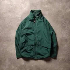 L.L.Beanエルエルビーンナイロンジャケットユニセックスドローコード緑短丈S