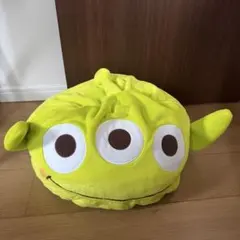トイストーリー エイリアン 顔型クッション