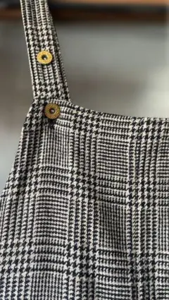 R&D.M.Co- グレンチェックオーバーオール