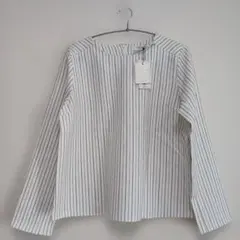 OPAQUE.CLIP ストライプ長袖シャツ