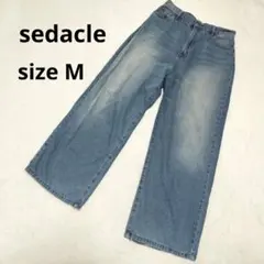 sedacle ヴィンテージカラー オーバーダイ デニム M ブルー ダメージのサムネイル