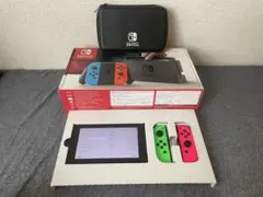 【箱付美品】Nintendo Switch本体　コントローラー取替済