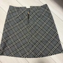 Burberry バーバリー チェック柄 リバーシブル ラップスカート - メルカリ