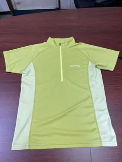 mont-bell ハーフジップTシャツ ライムグリーン 1114458