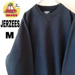 USA古着 JERZEES スウェット　無地　M ブラック
