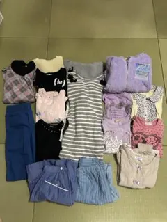 子供服まとめ売り　130.120女の子　春秋服16点セット