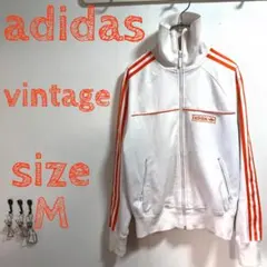 希少ヴィンテージ　 小松菜奈　オレンジ×ホワイト　アディダス　トラックジャケット