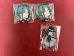 ツイステ　ブレイジングジュエル　フロイド　缶バッジ　アクスタ