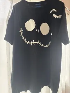 ナイトメア・ビフォア・クリスマス Tシャツ M-L 黒　ディズニー
