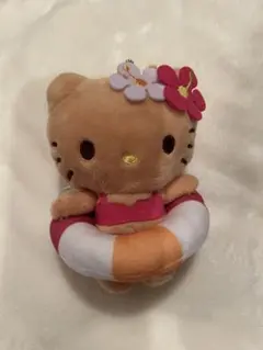 サンリオ　当たりくじ　日焼けキティ　マスコット