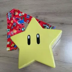スーパーマリオ 星型バッグ 約25cm usj ポップコーンバケツ