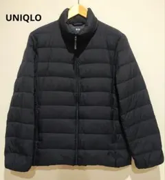 ​【収納袋付】ユニクロ ウルトラライトダウンジャケット レディースXL 黒