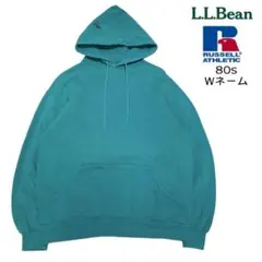80s Wネーム L.L.BEAN × ラッセル スウェットパーカー USA製のサムネイル