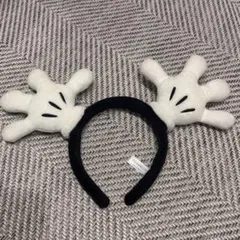 ミッキー 手型 カチューシャ