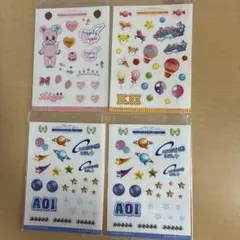 アイカツ シール 星宮いちご 霧矢あおい 冴草きい