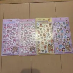 【激レア新品/国内正規品】ボンボンドロップシール　サンリオディズニー4点セット