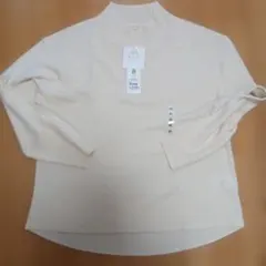 値下げ【新品】シフォンタッチ モックネック XL 長袖ニットセーター