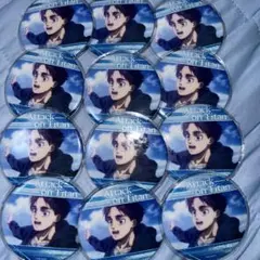 進撃の巨人 エレン 缶バッジ GIGO