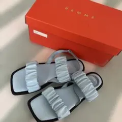 REMME ライトブルー　サンダル　美品のサムネイル