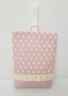 【SALE】上履きフリル【U-44】/体操服袋 ２点