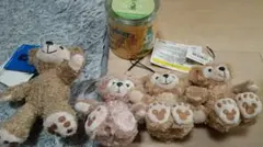 ダッフィー シェリーメイ ぬいぐるみ マスコット ナノブロック セット