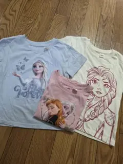 エルサとアナのTシャツ3枚セット 110cm