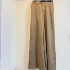 ミラオーウェン ワイドパンツ ベージュ