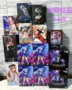 プライズフィギュアまとめ売り　ガチアクタ・初音ミク・アルベドなど 14点