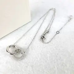 ・未使用級・スワロフスキー　ペンダント　ネックレス　インターロッキングループ 1