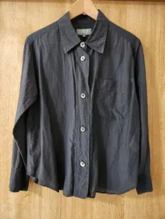 ZGCC様専用MARGARET HOWELL ダークグレーコットンシルク シャツ