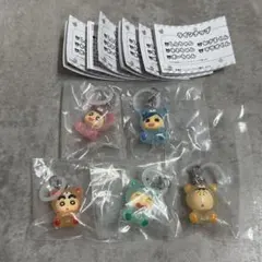 【24時間以内匿名】しんちゃん くまパジャマ めじるしアクセサリー コンプリート