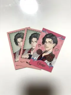 にじさんじ Rose Valentine ランダムチェキ風カード　五木左京　RN