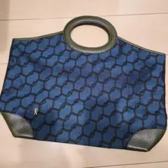 【お値下げしました】ロベルタディカメリーノ 幾何学模様のハンドバッグ