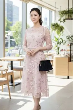 結婚式バッグネイビー クラッチバッグ リボン付き　パーティー　フォーマル