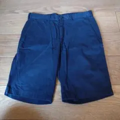 ユニクロ ネイビー ショートパンツ Sサイズ ウエスト68cm〜76cm