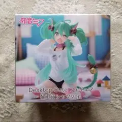 初音ミク デスクトップキュート 猫耳Tシャツver. フィギュア