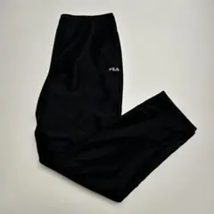 FILA フィラ　パンツ　シャカパン　防寒　裏起毛　暖パン　ブラック　メンズXL